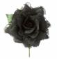 Mobile Preview: Blume in schwarz