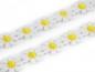 Preview: Etched lace flowers white yellow width 15 mm decorative ribbon