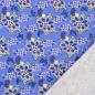Preview: Cotton jersey floral pattern blau multicolor