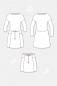 Preview: CAROL Papier Schnittmuster Pattydoo Damenkleid Damen Sweatkleid Rock