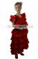 Mobile Preview: Flamencokleid für Kinde rot/schwarz
