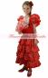 Mobile Preview: Flamencokleid für Kinde rot/weiß