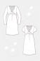 Preview: GLORIA Papier Schnittmuster Pattydoo Damenkleid Jerseykleid m. Knottenausschnitt