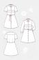 Preview: HOLLY paper sewing pattern Pattydoo ladies shirt ladies blouse dress shirt dress dress