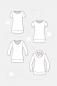 Preview: LIV CASUAL Papier Schnittmuster Pattydoo Damenshirt Damen Shirt diverse Halsausschnitte