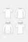 Preview: MAXI Papier Schnittmuster Pattydoo Teenie Raglanshirt für Jungen und Mädchen Shirt