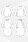 Preview: MELLIE paper sewing pattern Pattydoo ladies shirt Ladies raglan shirt and dress