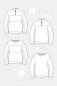 Preview: MILEY Papier Schnittmuster von Pattydoo Damen Sweatshirt Shirt Pullover