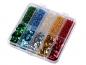 Preview: Set of seed beads and sequins multicolor 2 in a plastic box