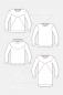 Preview: ZOEY Papier Schnittmuster Pattydoo Damenshirt Damen Pullover und Kleid