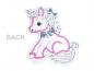 Preview: Iron-on patches, patches, patches, stickers, unicorns with glitter AB effect