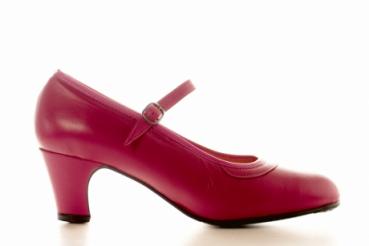 Flamenco Schuhe 250/T5 pink Glattleder benagelt