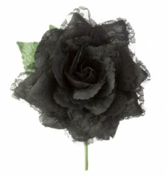 Blume in schwarz