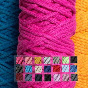 1 meter cotton cord 5mm cotton cord cord multicolored by the meter many colors