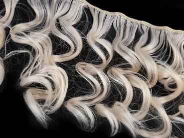 Doll hair wavy curly curls for doll making 18 cm long