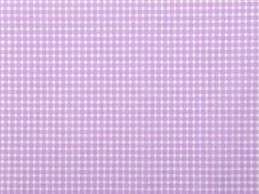 0.5 m Cotton Mini Check Purple White Fabric