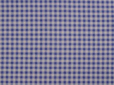 0.5 m cotton fabric Kanafas Check Blue White