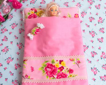 Bettwäsche für Barbie Puppe