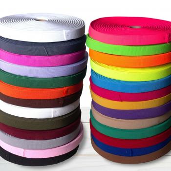1 m Gummiband 20 mm viele bunte Farben elastisches Band