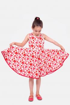 LENI Papier Schnittmuster Pattydoo Kinderkleid Mädchen Kleid Papierschnittmuster