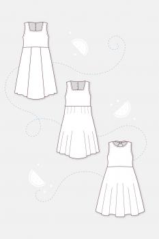 LENI paper pattern Pattydoo children's dress girl dress paper pattern