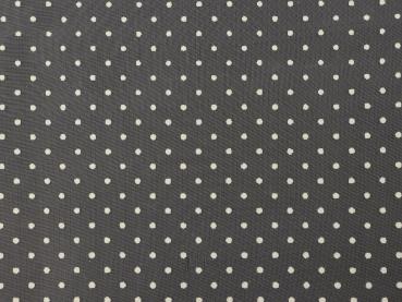 Organza with polka dots vanilla fabric width 150 cm