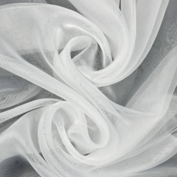 Organza Weiß Polyester