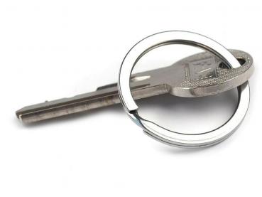Schlüsselring Ø30 mm  Modeschmuck-Metall Nickelfarbe Schlüssel Ring