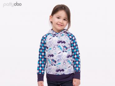 Paper pattern Leo children's shirt with raglan sleeves by pattydoo