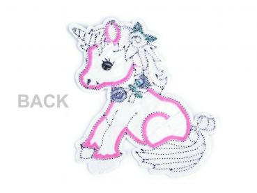 Iron-on patches, patches, patches, stickers, unicorns with glitter AB effect