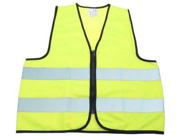 Children's safety vest with zip