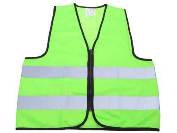 Children's safety vest with zip