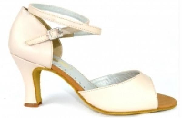 Latin and salsa shoes 507 beige leather
