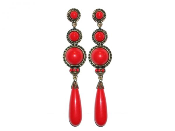 Flamenco earrings in many different colors