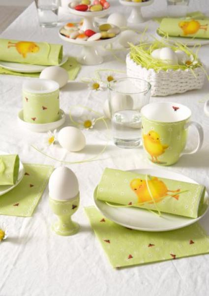 Tischdekoration Ostern