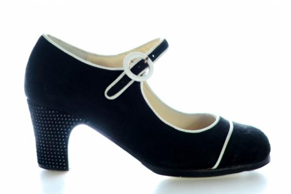 Flamenco shoes model Cante black/white