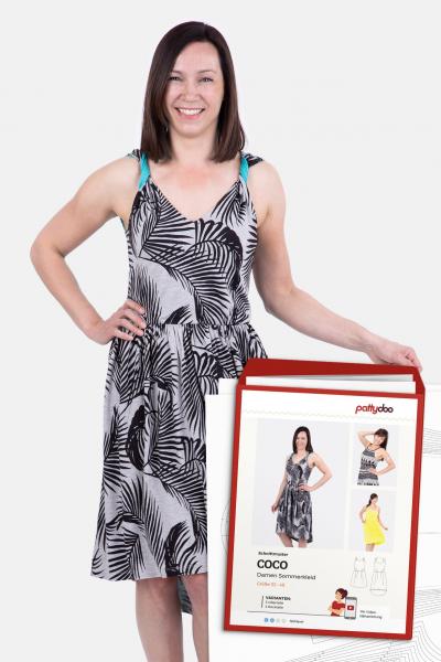 COCO Schnittmuster von Pattydoo Damen Sommerkleid Papierschnittmuster Kleid