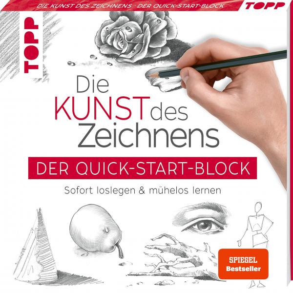 DIE KUNST DES ZEICHNENS 15 MINUTEN - Der Quick-Start-Block: Sofort loslegen und mühelos lernen - SPIEGEL-Bestseller - Buch -