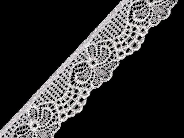 white lace elastic width 30 mm