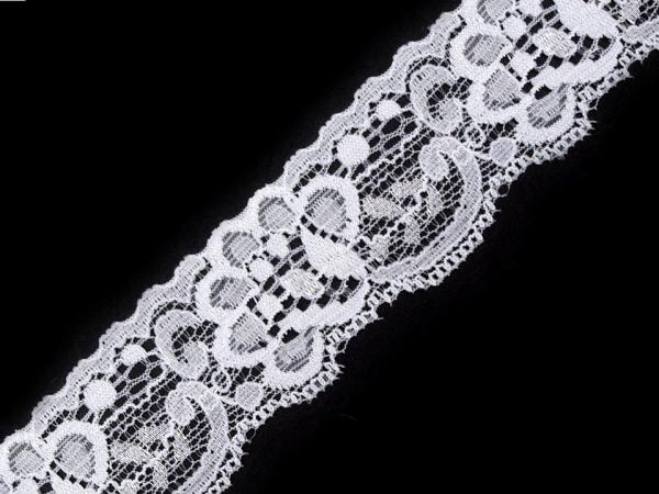 white lace elastic width 35 mm