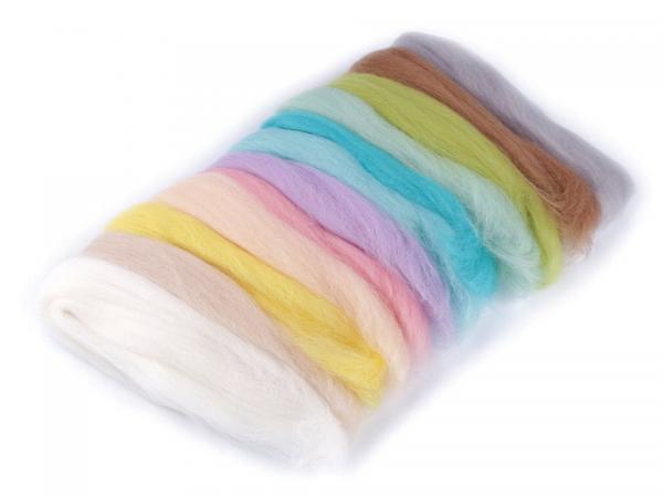 Fairy tale wool 50 g combed Mix B 12 color set