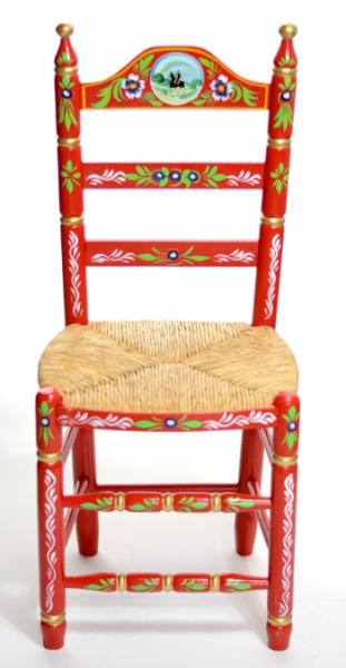 Spanish flamenco chair in tree different colers