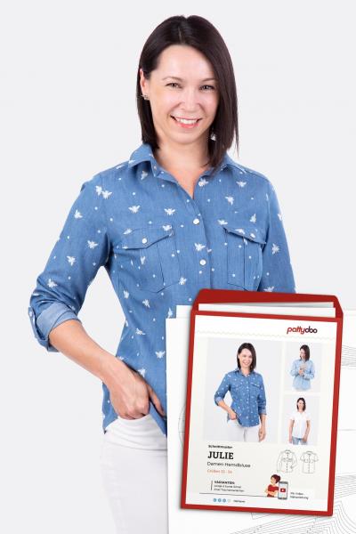 JULIE paper sewing pattern by Pattydoo women shirt blouse shirt blouse