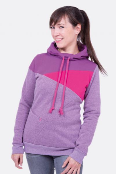 NELLY paper sewing pattern by Pattydoo women's freestyle hoodie sweater