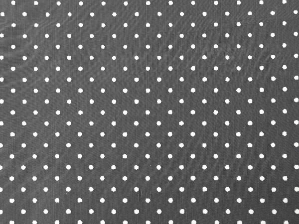 Organza with polka dots white fabric width 150 cm