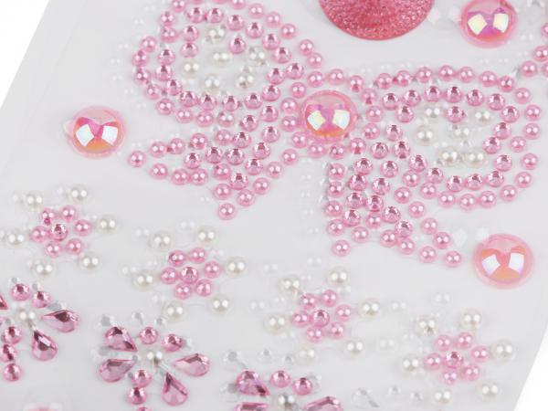 Sticker Perlen und Steinchen selbstklebend für Deko Scrapbooking Collagen