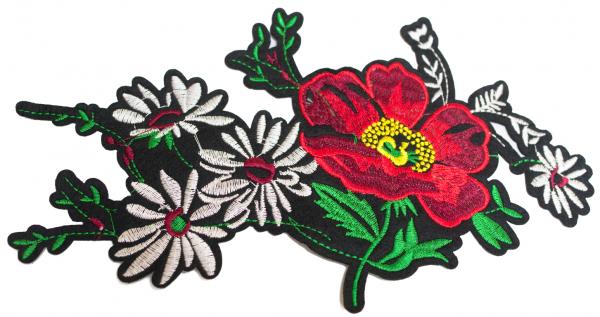 Flower patch iron-on