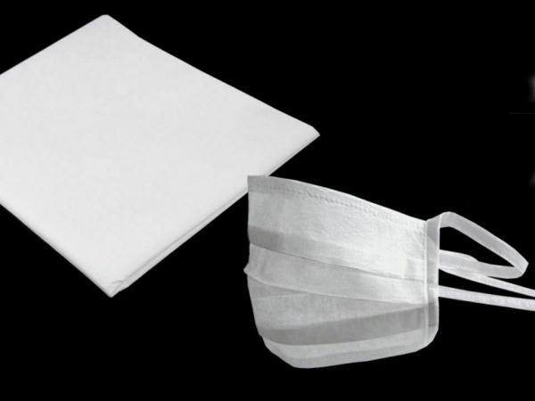 1 Meter Vliesstoff Viskose Stoff Meterware weiß bei 95 Grad waschbar Meterware für Herstellung von Stoffmasken