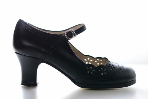 Flamenco shoes model Fresa black