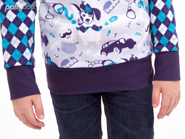 Paper pattern Leo children's shirt with raglan sleeves by pattydoo